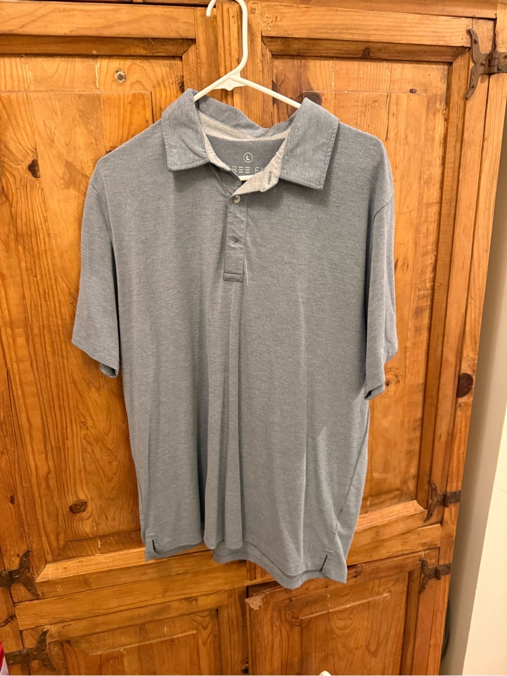Free Fly Apparel Men's Heather Gray Polo